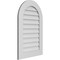 Ekena Millwork Round Top Surface Mount PVC Gable Vent: Non-Functional, w/ 3-1/2"W x 1"P Standard Frame, 22"W x 34"H GVPRT22X3401SN - alternate 2